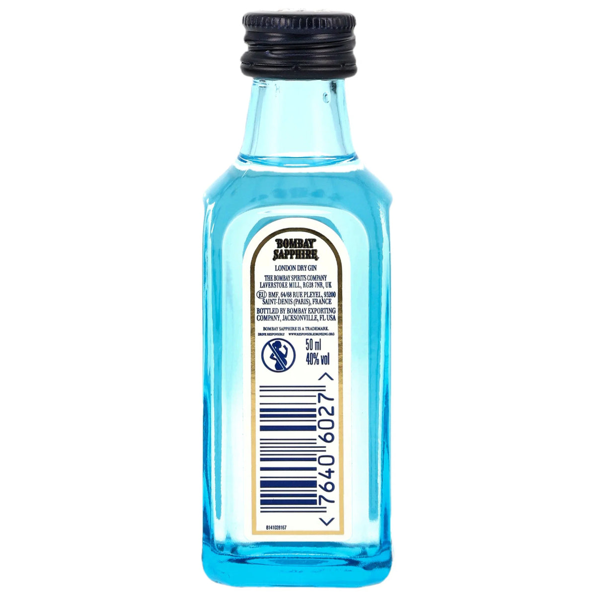 Bombay Sapphire / London Dry Gin - Mini neue Ausstatung