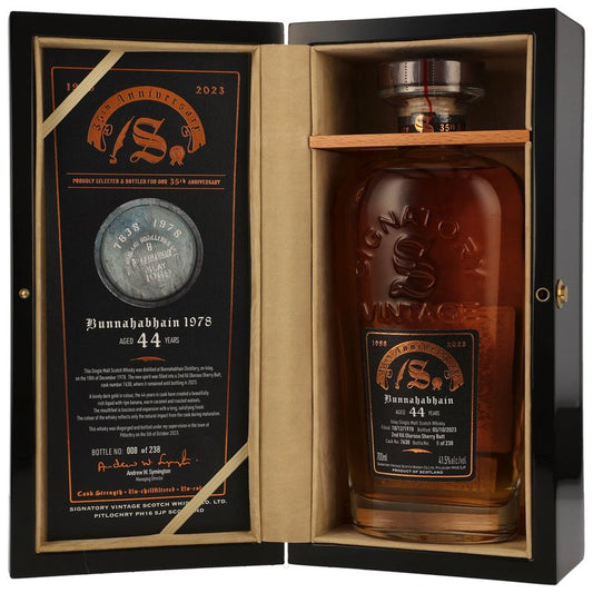 Bunnahabhain 1978/2023 - 44 y.o. #7638 - 35th Anniversary - Sig RR