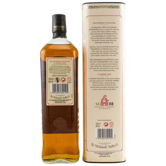 Bushmills Steamship Sherry Cask - Irish Single Malt - Liter