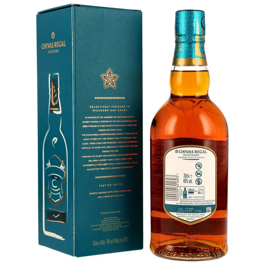Chivas Regal Mizunara Special Edition - schlanke Flasche