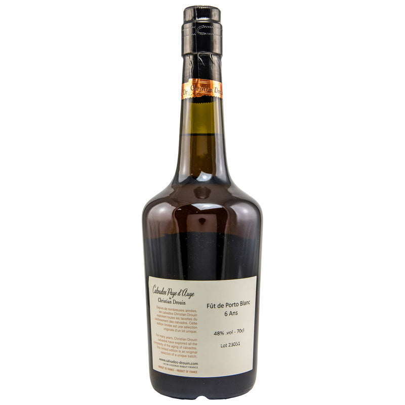 Christian Drouin 6 ans d'âge Fut de Porto Blanc - Calvados Pays d'Auge