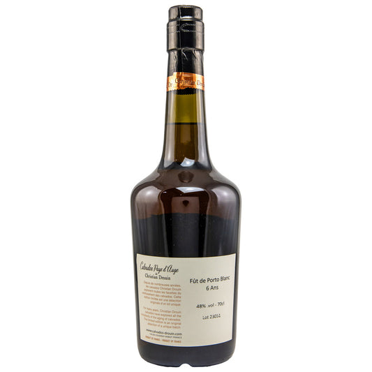 Christian Drouin 6 ans d'âge Fut de Porto Blanc - Calvados Pays d'Auge