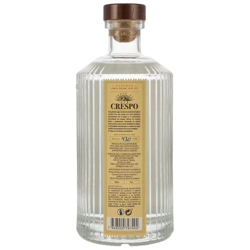 Crespo London Dry Gin (Ecuador)