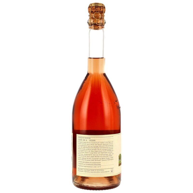 Cuvee Nr. 9 Alkoholfrei (BIO) - MHD: 11/26 - Manufaktur Jörg Geiger