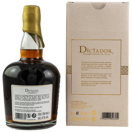 Dictador Jerarquia Pardo Sherry/Port Casks 1990/2020 - 30 y.o.
