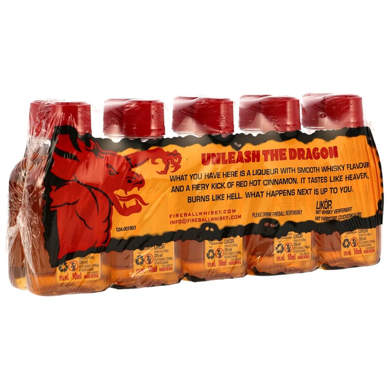 Fireball Liqueur Pack 10x 0,05l