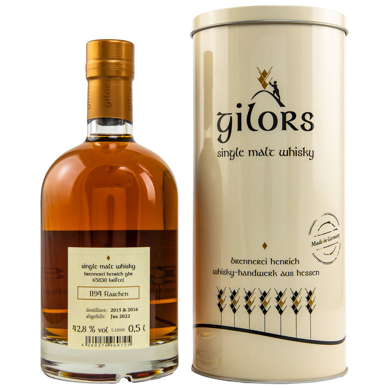 Gilors Single Malt 2015+16/2022 42,8% Portwein Fass