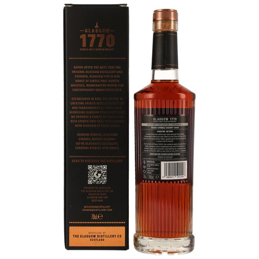 Glasgow 1770 - 6 y.o. - Peated - PX Cask Finish #18/1204