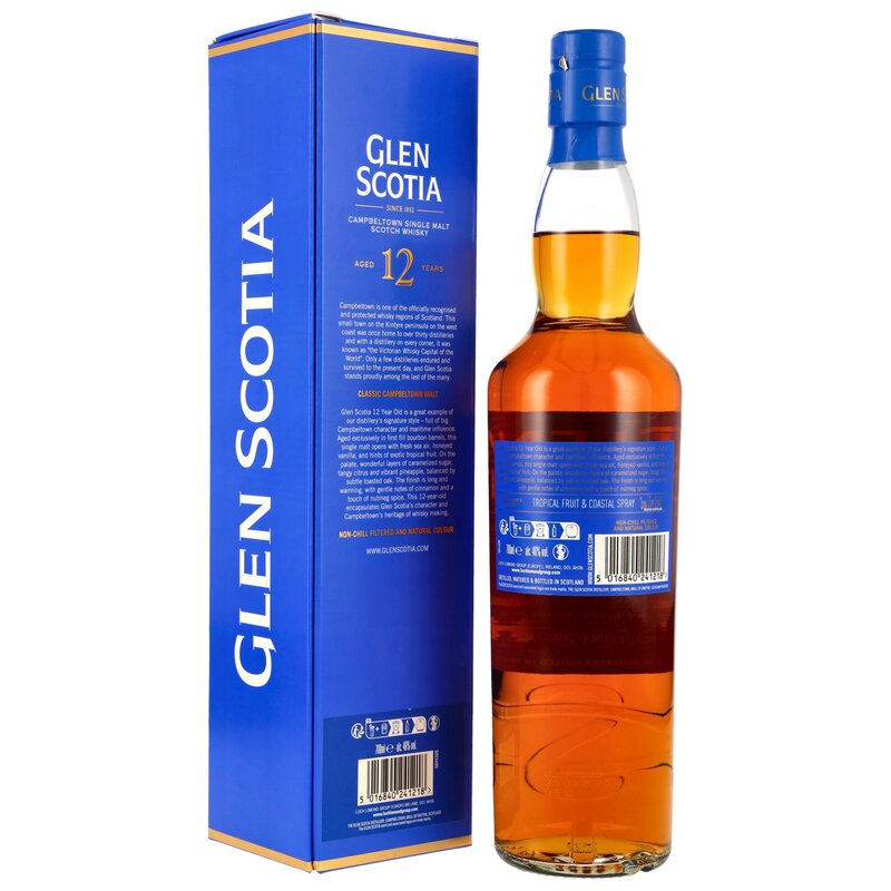 Glen Scotia 12 y.o. 1st Fill Bourbon Casks