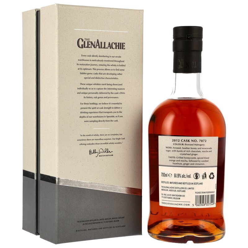 GlenAllachie 2012/2024 - 11 y.o. - Chinquapin Cask #7072