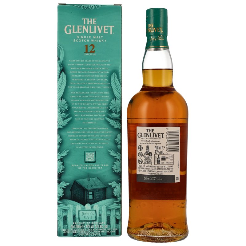 Glenlivet 12 y.o. 200 Years Anniversary Limited Edition