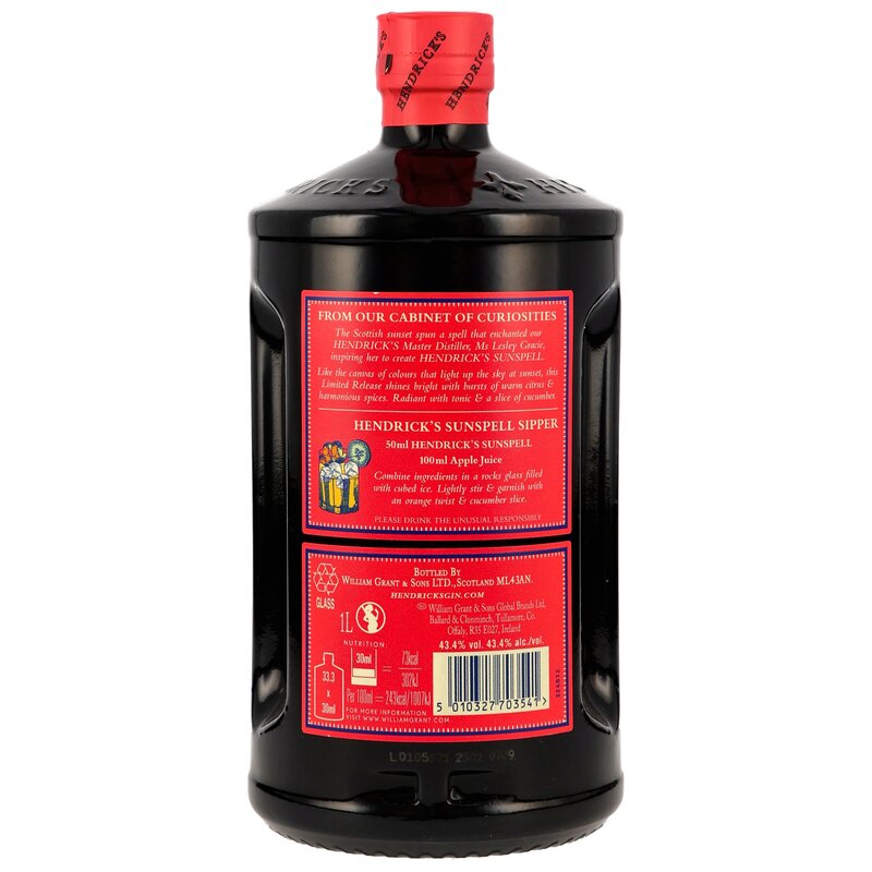 Hendricks Sunspell Liter