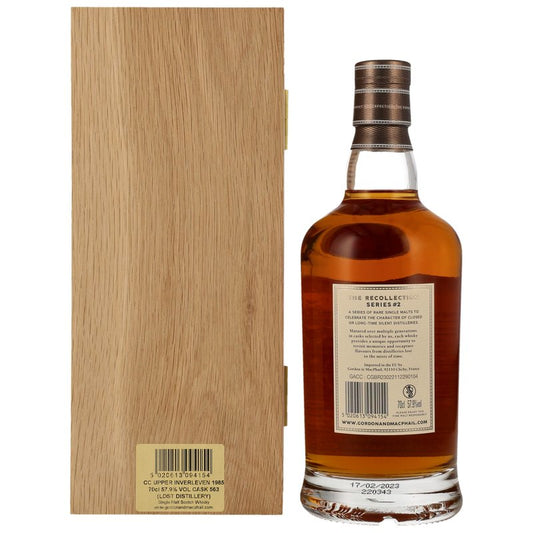 Inverleven 1985/2023 G&M CC UPPER Cask #563