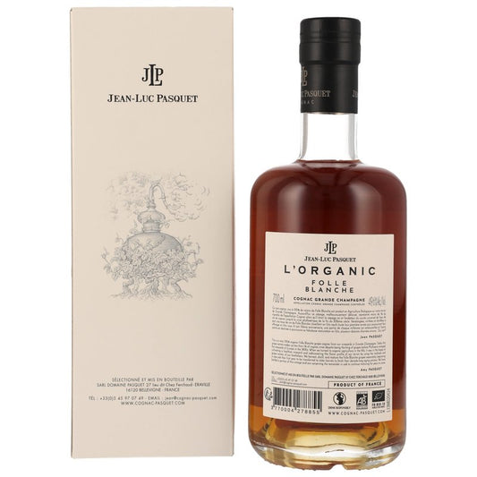 Jean-Luc Pasquet Cognac L' Organic Folle Blanche Lot XIII