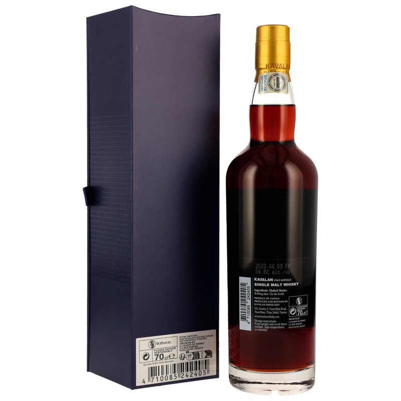 Kavalan Solist - Vinho Barrique Single Malt - 54,8%