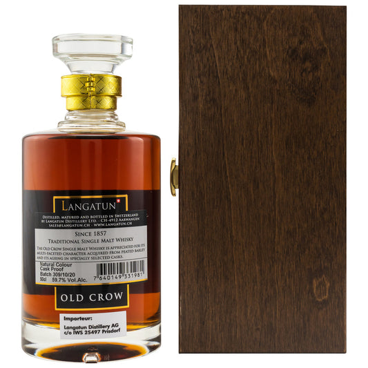 Langatun Old Crow Peat Cask Strength - Redwine Cask