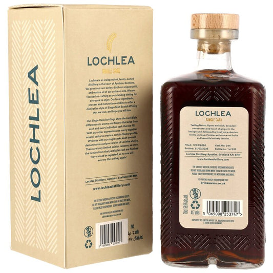 Lochlea Distillery 2020/2025 - 5 y.o. - Single Oloroso Sherry Cask #244 - The Awakening Series