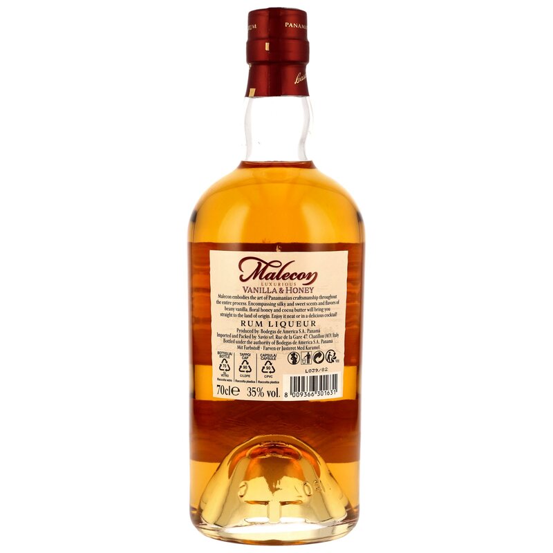 Malecon Vanille & Honig Rumlikör