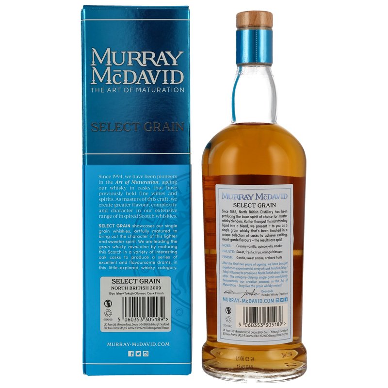 North British 2009/2024 - 15 y.o. - Islay/Tokaji/Oloroso Cask - Murray McDavid