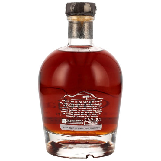 Ondjaba The Namibian Whiskey - Triple Grain Whiskey Fortified Chenin Cask Sherry Style Finish