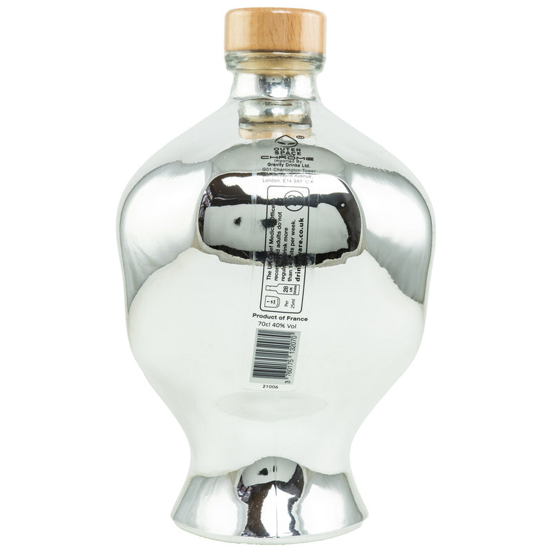 Outerspace Alien Head Vodka Chrome Edition