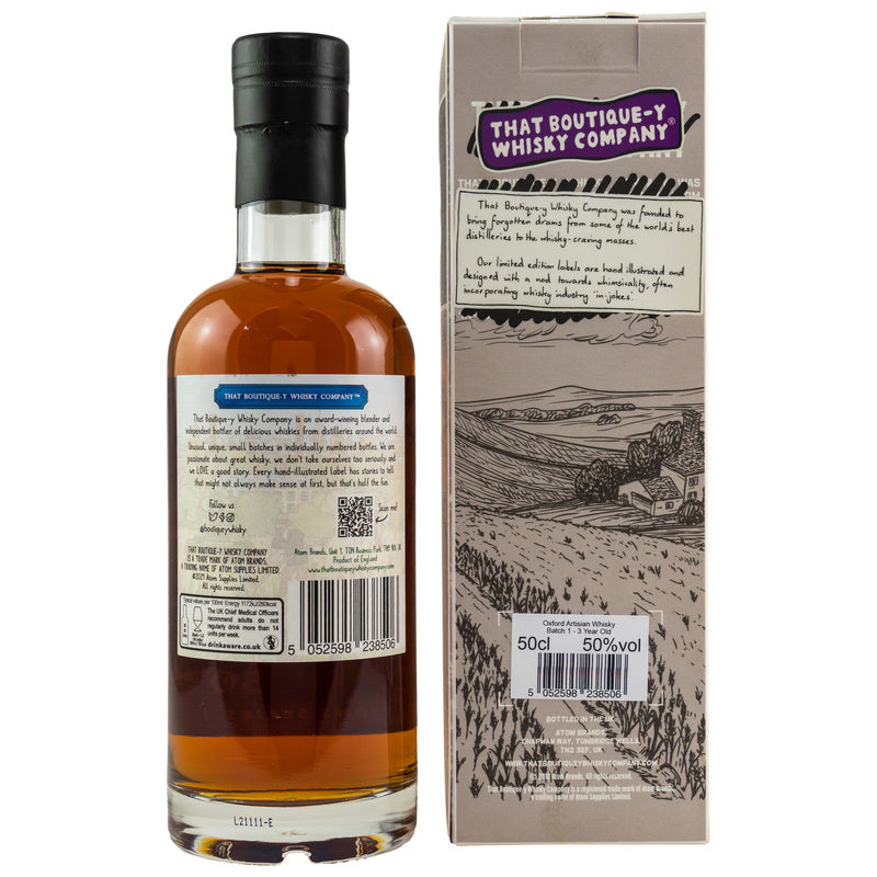 Oxford Artisian Whisky 3 y.o. - Batch 1 (That Boutique-y Whisky Company)