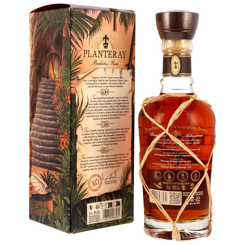 Planteray (Plantation) Rum Barbados XO 20th Anniversary