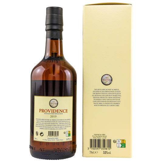 Providence 2019/2022 - 3 y.o. - Haitian Pure Single Rum (Velier)