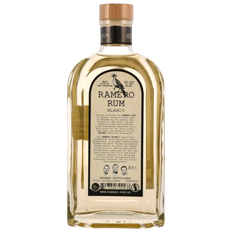 RAMERO Guyana Rum Blanco - 40%