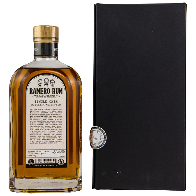 RAMERO Rum 2018/2022 - 4 y.o. - Single Cask Riesling