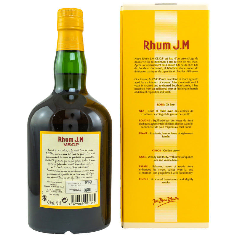 Rhum J.M V.S.O.P VSOP - neue GP 2022
