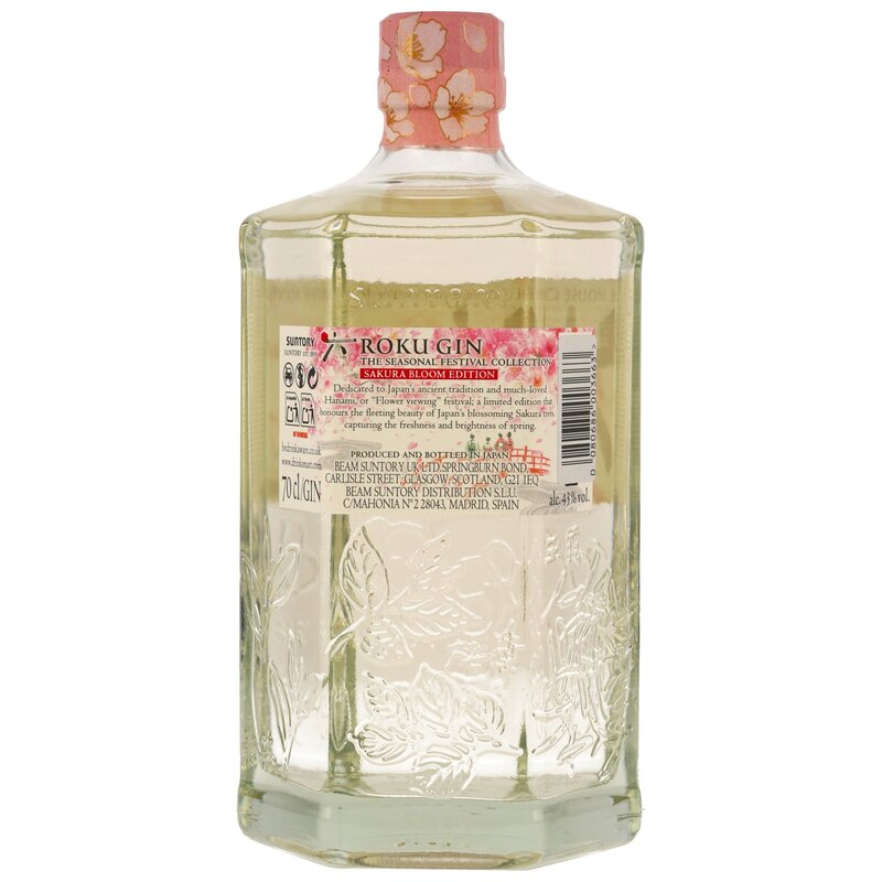 Roku Sakura Bloom Japanese Craft Gin