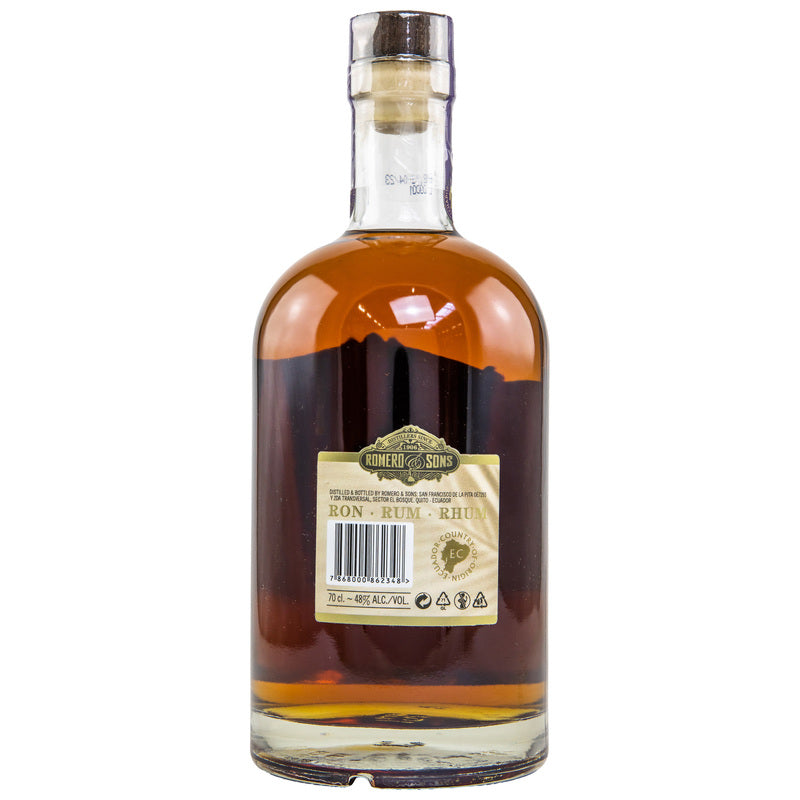 Romero & Sons 12 y.o. Single Blended Rum - Ecuador