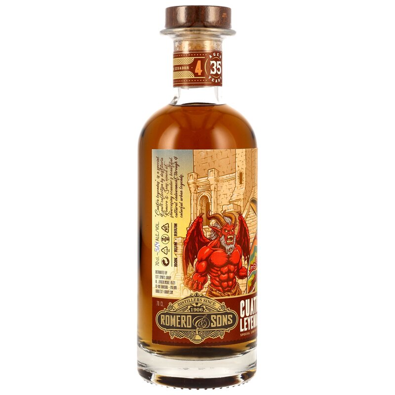 Romero & Sons 35 y.o. Ecuador Rum - Cuatro Leyendas #03