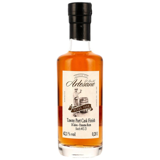 Ron Artesano Rum 10 y.o. Peated Islay Cask Finish #314-22 - 200ml