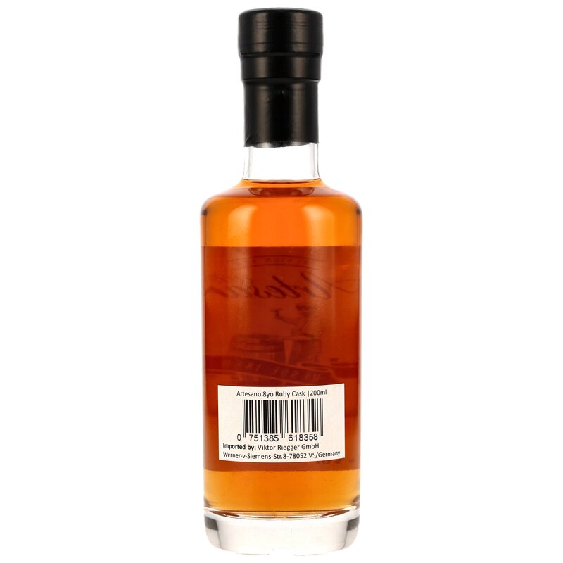 Ron Artesano Rum 8 y.o. Ruby Port Cask Finish #06-24 - 200ml