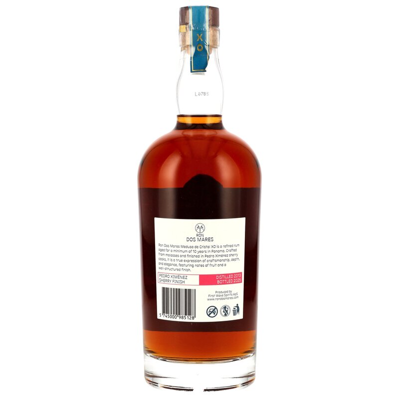 Ron Dos Mares 2013/2025 XO Rum Medusa de Cristal PX Sherry Finish