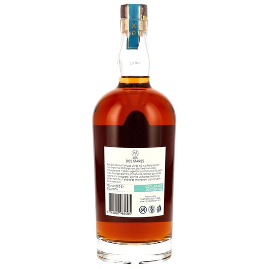 Ron Dos Mares 2013/2025 XO Rum Tortuga Verde Tennessee ex Bourbon Casks