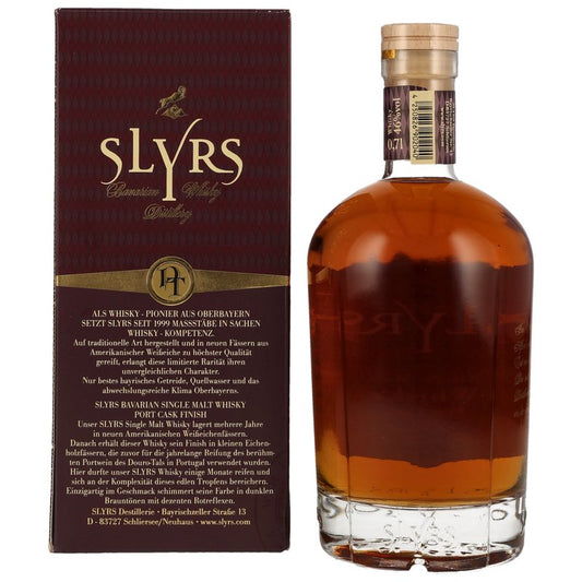 Slyrs Single Malt / Port Cask Finish Neue Ausstattung