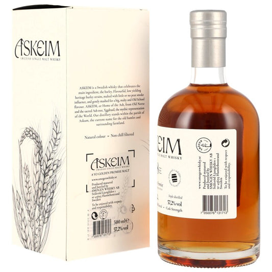 Smögen Askeim 8 y.o. - Golden Promise - Triple Distilled - Swedish Single Malt