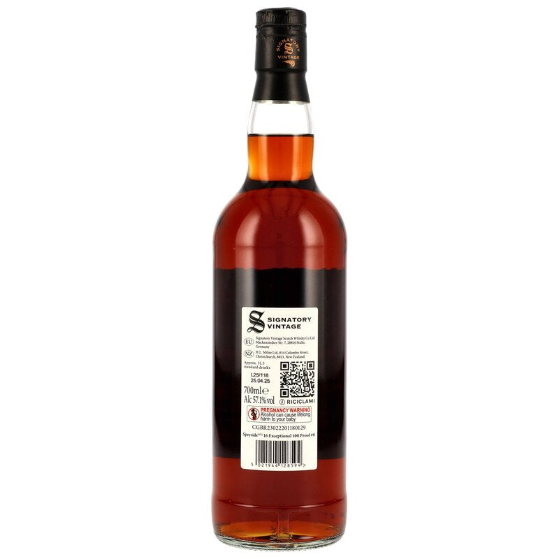 Speyside (GL) - 16 y.o. - Signatory 100 PROOF Exceptional Cask Edition #8