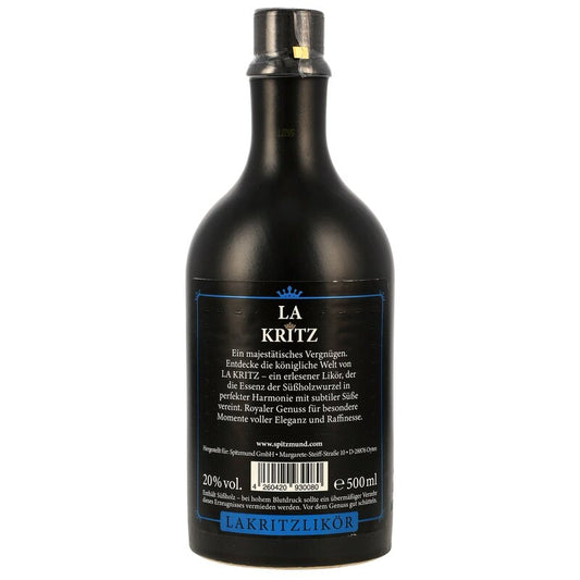 Spitzmund La Kritz - Lakritzlikör - neue Ausstattung