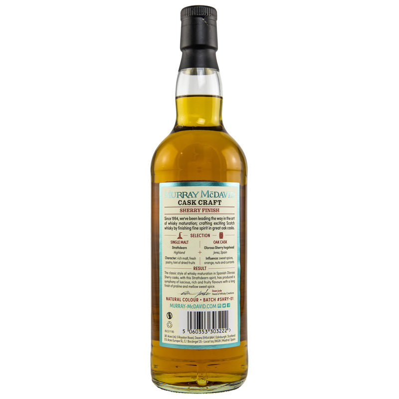 Strathdearn Sherry Cask Finish - Murray McDavid