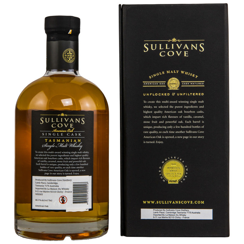 Sullivans Cove American Oak ex-Bourbon Single Cask #TD0351
