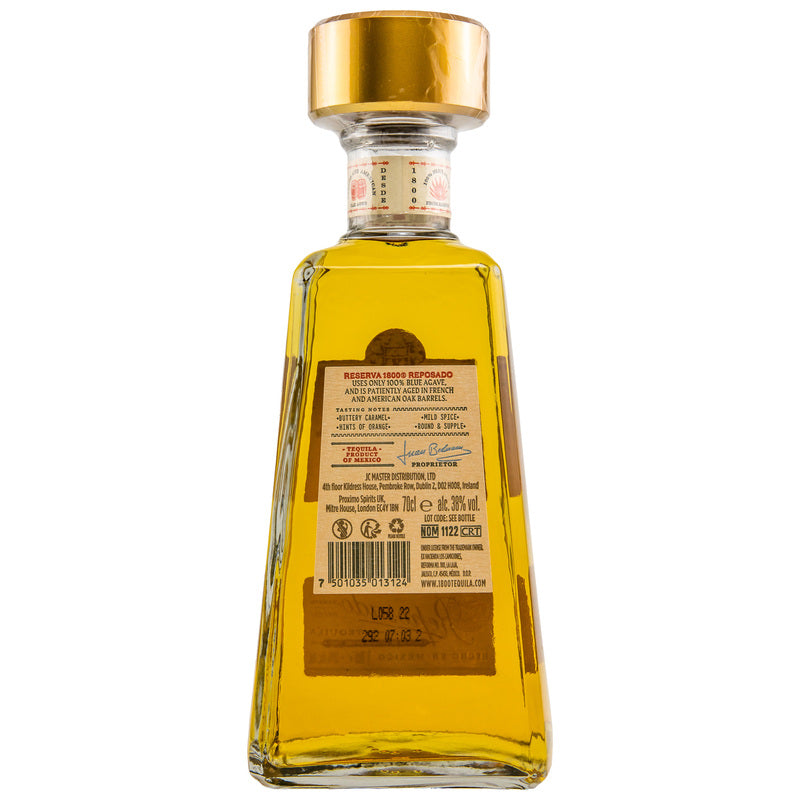 Tequila Reserva 1800 Reposado - Jose Cuervo Especial Reposado