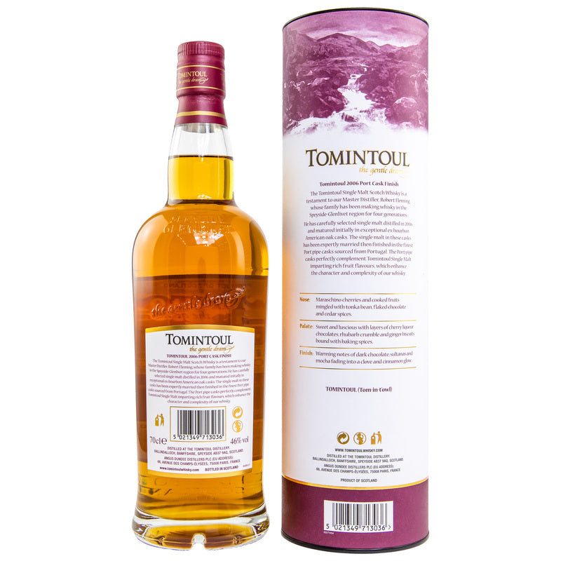 Tomintoul 2006 - 15 y.o. - Port Cask Finish