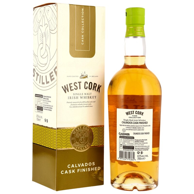 West Cork Single Malt Calvados Cask Finish in GP