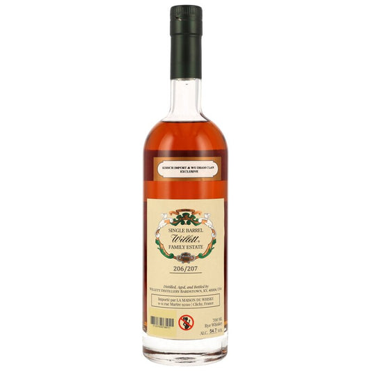 Willett 7 y.o. Family Estate Rye Whiskey - Single Barrel #2611 Kirsch & WuDram