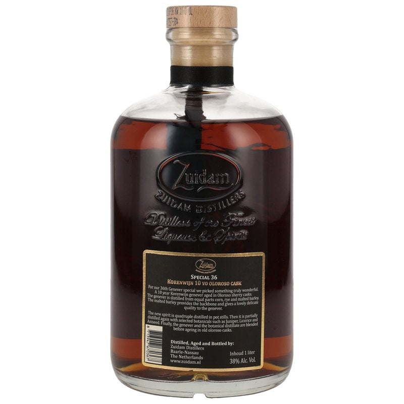 Zuidam Korenwijn Genever 2014/2024 - 10 y.o. - Oloroso Cask - Special No. 36