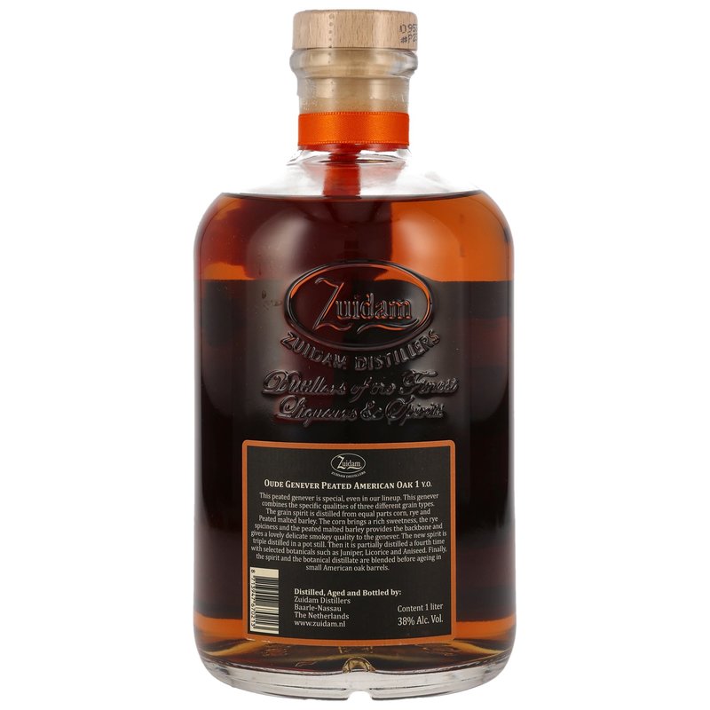 Zuidam Oude Genever 1 y.o. Peated A.O. - LITER